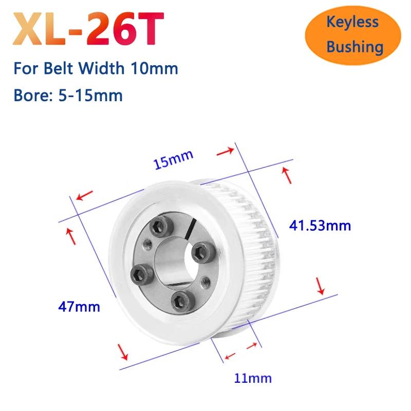 XL Ű ν Ÿ̹ , 26 T Ȯ   , Ʈ ʺ 10mm  5 6 6.35 8 9-15mm, 26 , 1 